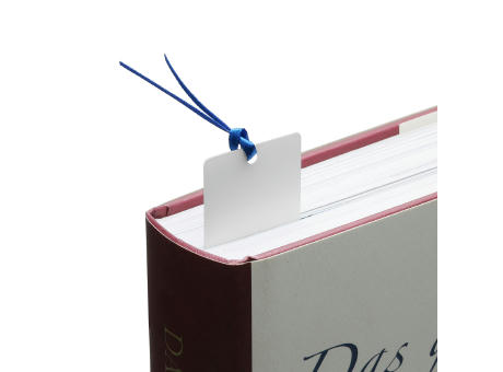 Lesezeichen mit Lupe