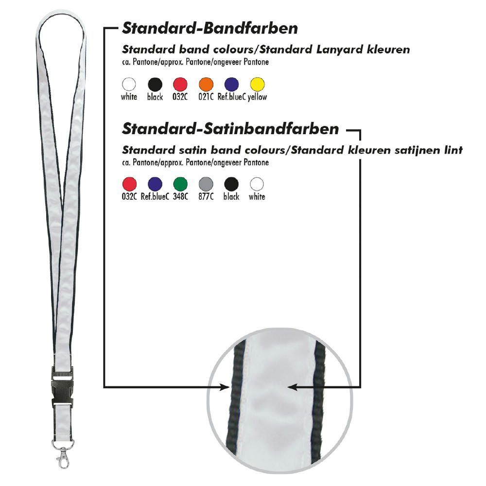 Schlüsselband/Lanyard "Satin"
