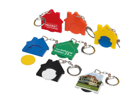 Chiphalter mit 1€-Chip "Haus"