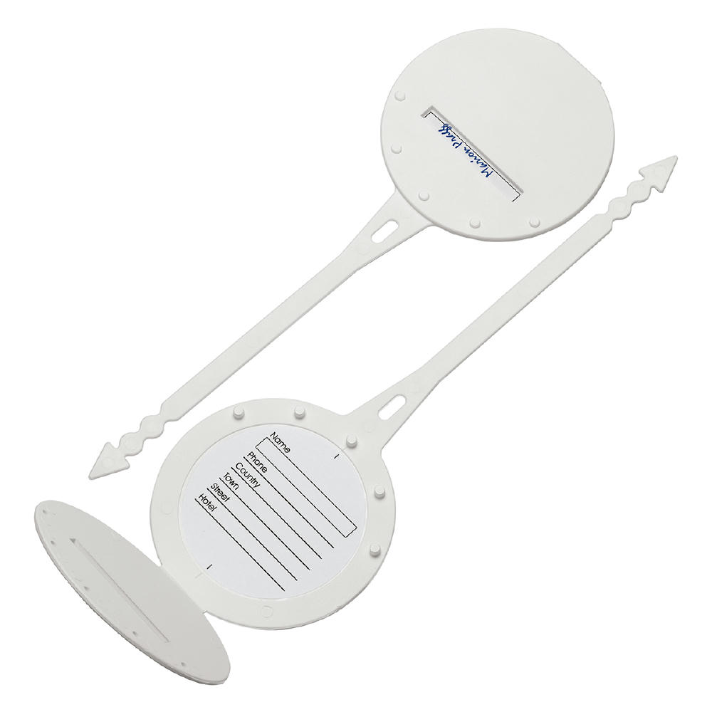 Kofferanhänger, rund