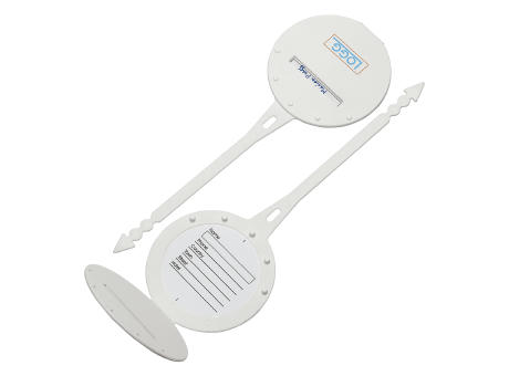 Kofferanhänger, rund