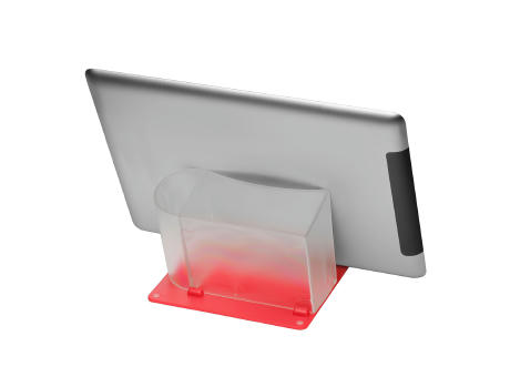 Smartphone-/Tabletständer mit Zettelbox und Köcher