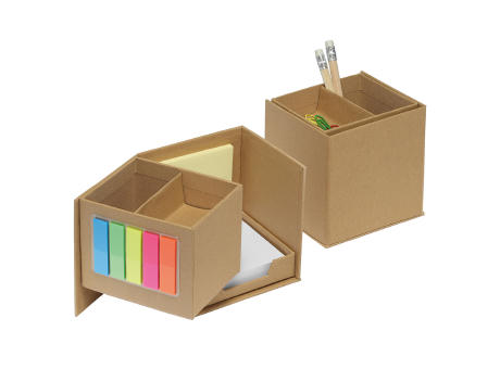 Zettelbox Karton, zum Aufklappen,