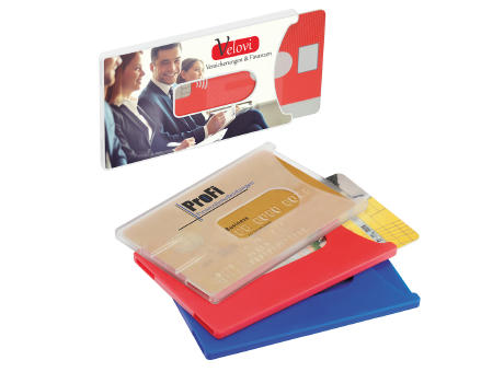 Kreditkartenhülle, starr