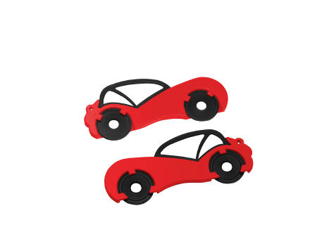 Chiphalter mit zwei 1€-Chips "Auto"