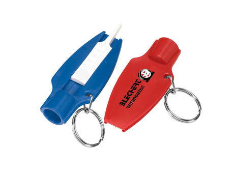 Reifenprofiltiefenmesser mit Ventilkappendreher