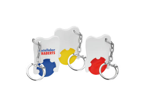 Chiphalter mit 1€-Chip "Zahn"