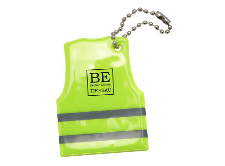 Weich-Reflektor mit Kugelkette, Warnweste