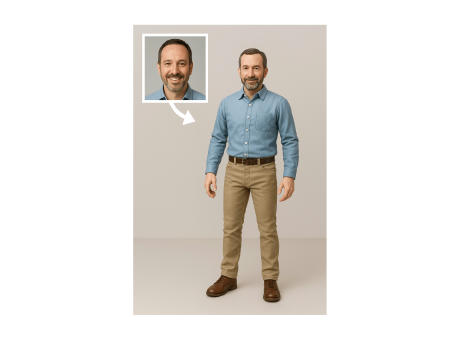 Personalisierbare 3D-Figur - Einzigartig wie du!