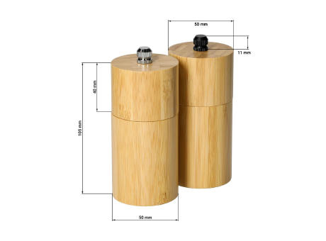 Salz- und Pfeffermühlen-Set "Grind", klein