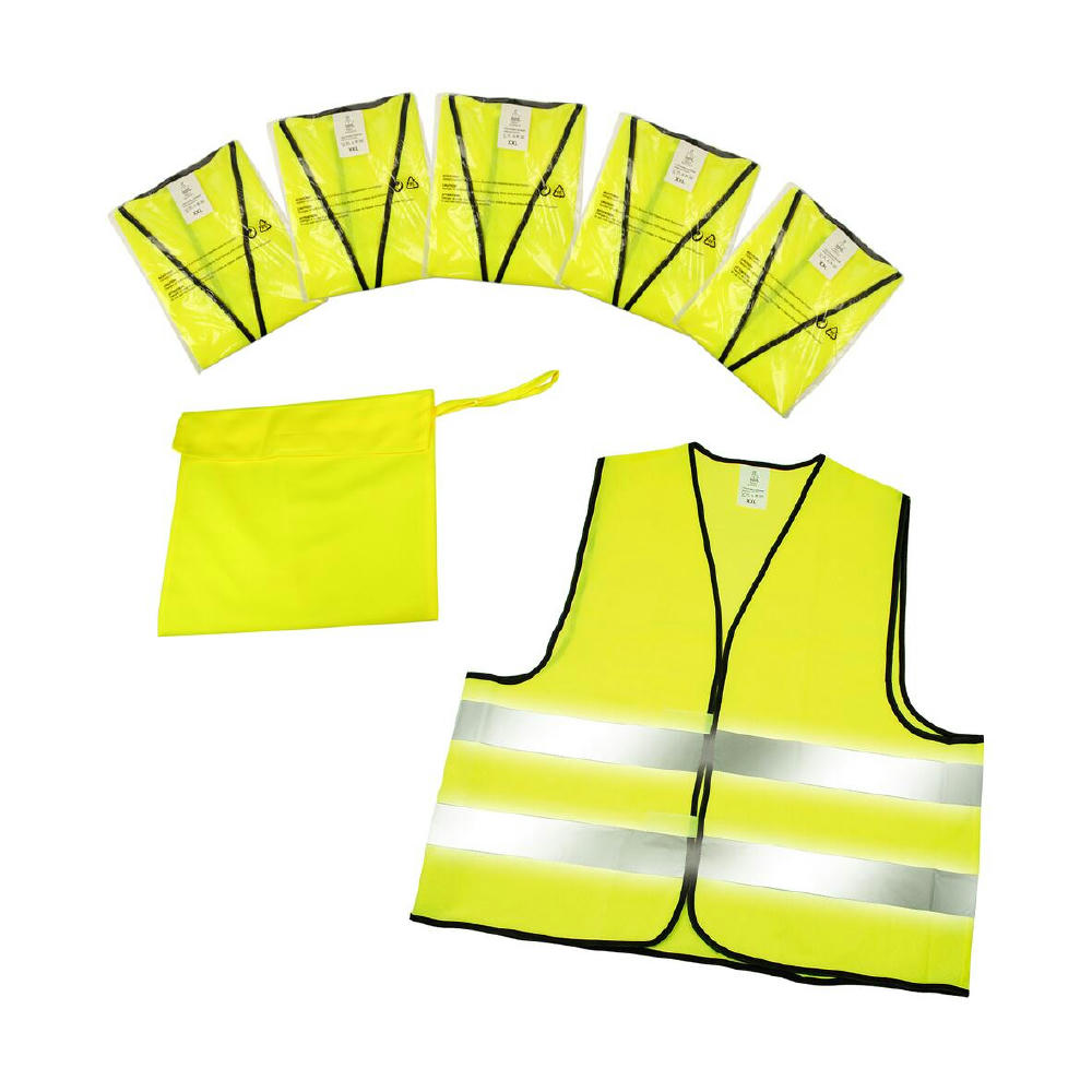Warnweste "Standard" 5er Set im Etui