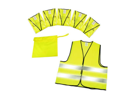 Warnweste "Standard" 5er Set im Etui