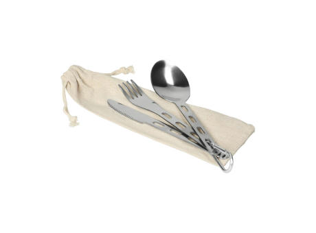 Outdoor-Besteck mit Karabiner "RONA"