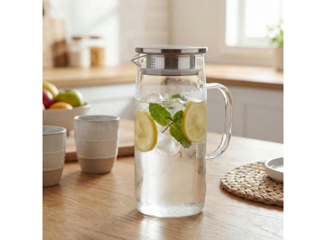 Glaskaraffe "Vivara" 1l