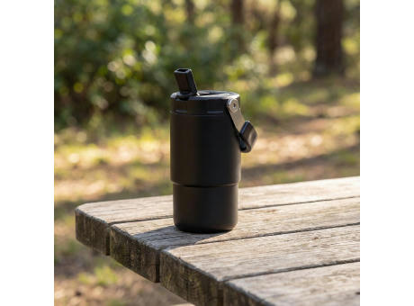 Edelstahlbecher mit Trinköffnung "Hydro"