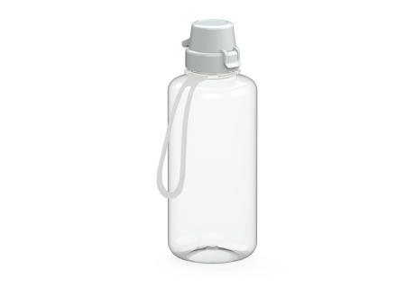 Trinkflasche "School" klar-transparent inkl. Strap 1,0 l