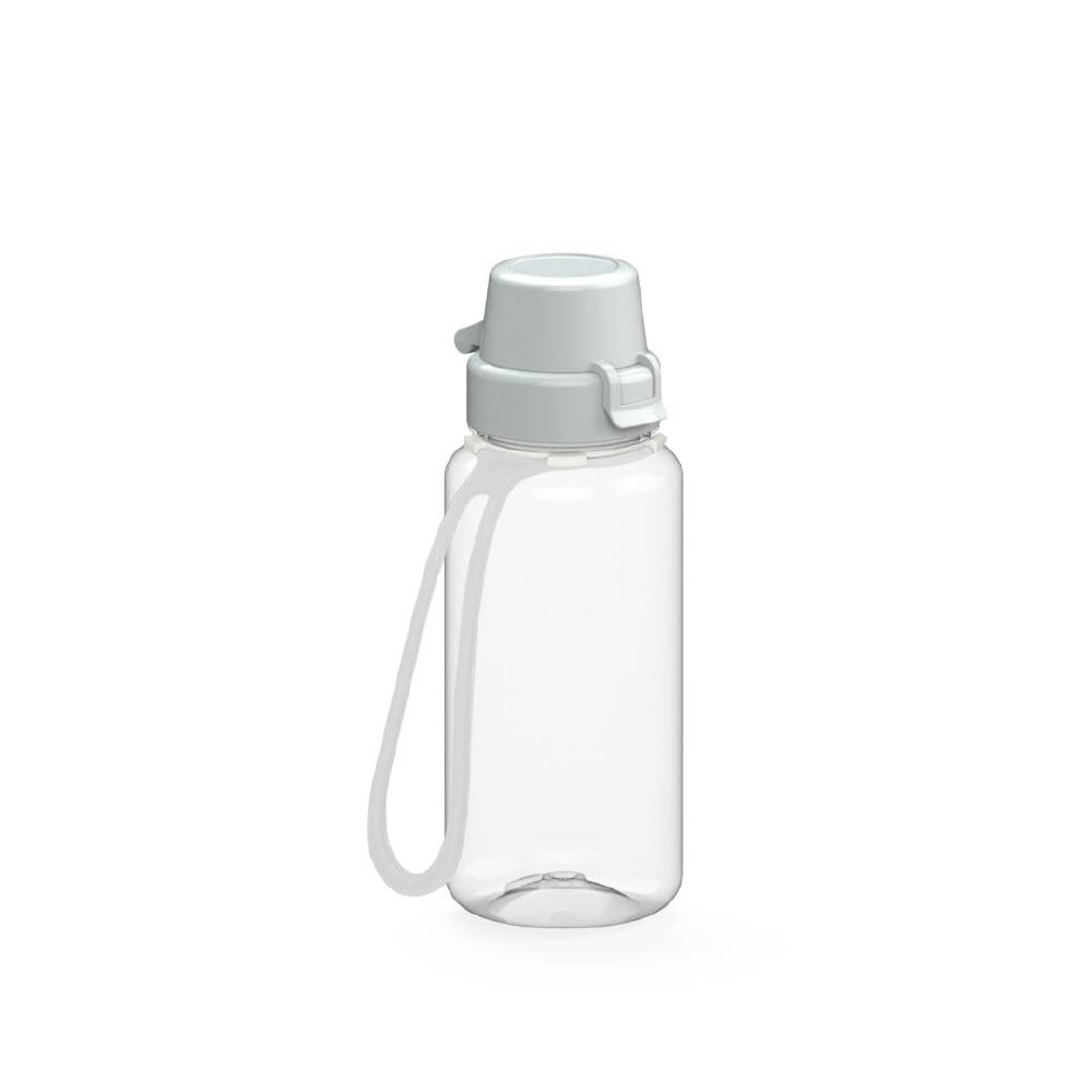 Trinkflasche "School" klar-transparent inkl. Strap 0,4 l