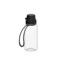 Trinkflasche "School" klar-transparent inkl. Strap 0,4 l