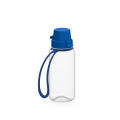 Trinkflasche "School" klar-transparent inkl. Strap 0,4 l