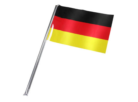 Fahne, selbstaufblasend "Deutschland", groß