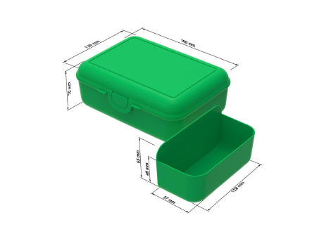 Vorratsdose "School-Box" deluxe, mit Trennschale