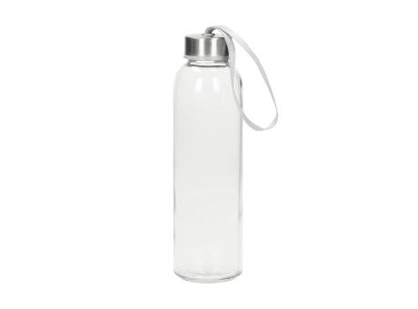 Glasflasche mit Hülle "Pure", 0,5l