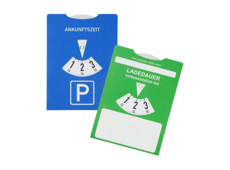 Papp-Parkscheibe "E-Mobility"