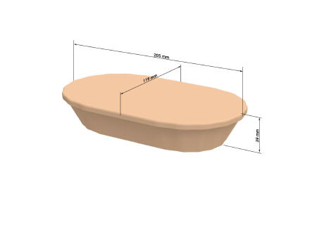 Snackschale "ToGo", mit Deckel