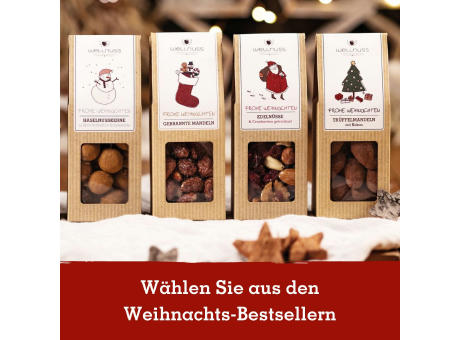 1 Weihnachts-Snack im Geschenkkarton (versandfähig)