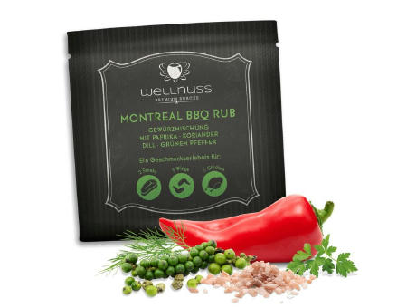 Portionsbeutel Gewürzmischung Montreal BBQ Rub