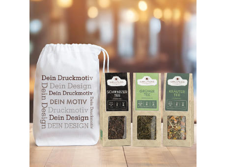 3 Tee Spezialitäten im Baumwollsäckchen