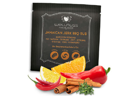 Portionsbeutel Gewürzmischung Etikett