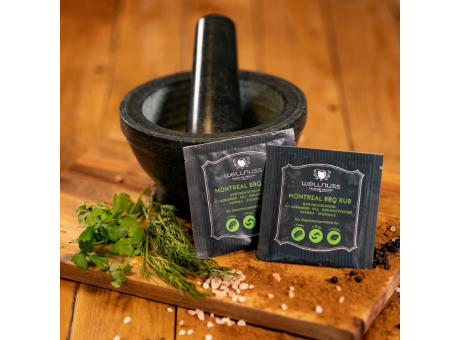 Portionsbeutel Gewürzmischung Etikett