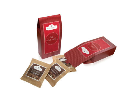 Maxi Faltschachtel gefüllt mir 6 Premium Flowpacks - Weihnachts-Edition