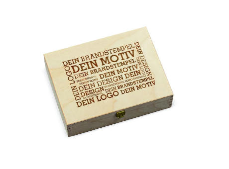 2 Premium Snacks in der Birkenholzbox