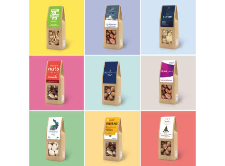 Faltschachtel -  Schornsteinfeger - Ofengeröstete Salzmandeln mit leichter Rauchnote