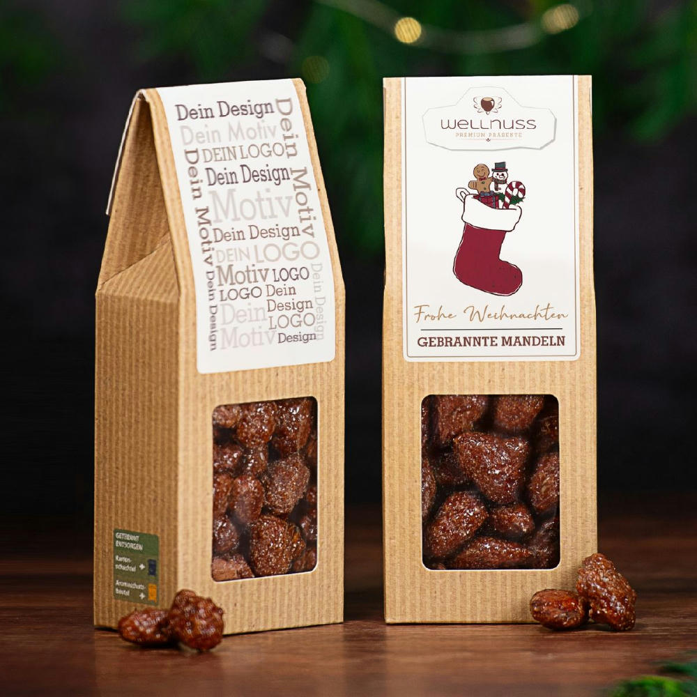 Weihnachts-Edition - Faltschachtel - Gebrannte Mandeln