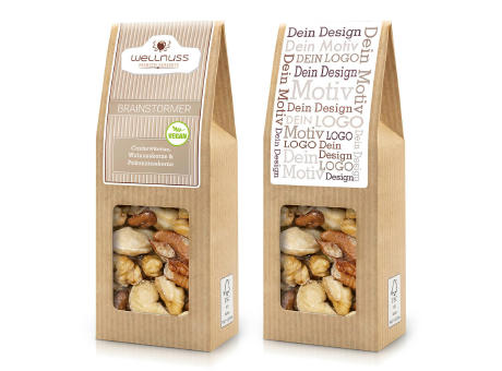 Faltschachtel - Brainstormer - Cashewkerne, Walnusskerne & Pekannusskerne