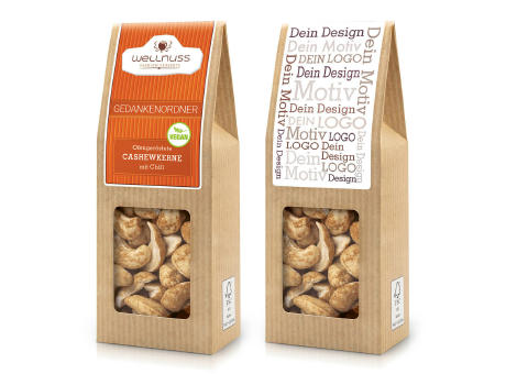 Faltschachtel - Gedankenordner - Ofengeröstete Cashewkerne mit Chili