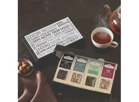 Geschenkkarton mit 4 Tee Spezialitäten