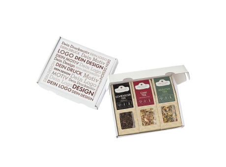 Geschenkkarton mit 3 Tee Spezialitäten