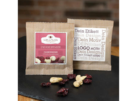 Premium Flowpack - energiespender - Cranberries  & Cashewkerne