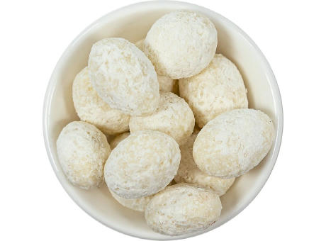 Weihnachts-Edition - Faltschachtel -Kokosmandeln in weißer Schokolade