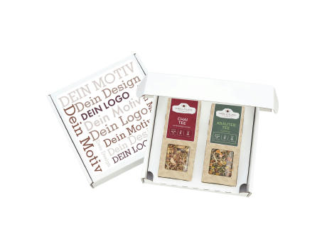 Geschenkkarton mit 2 Tee Spezialitäten