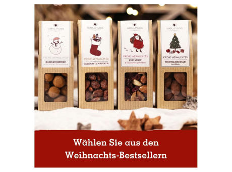 2 Weihnachts-Snacks im Geschenkkarton (versandfähig)