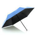 Knirps US.050 ultra light slim manual, blue with black UV coating and heat shield