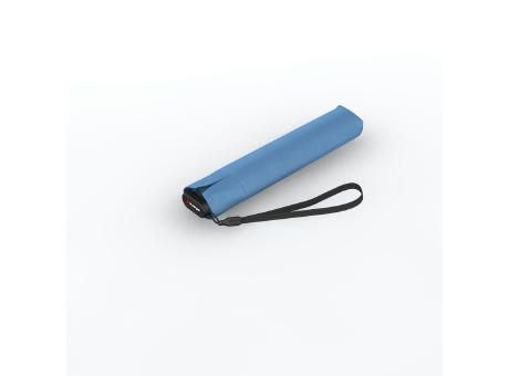 Knirps US.050 ultra light slim manual, blue with black UV coating and heat shield