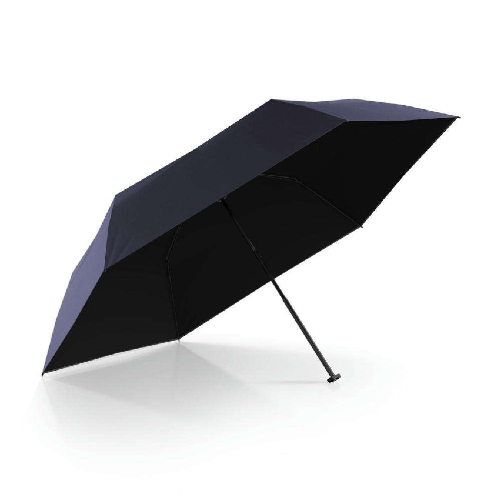 Knirps US.050 ultra light slim manual, navy with black UV coating and heat shield