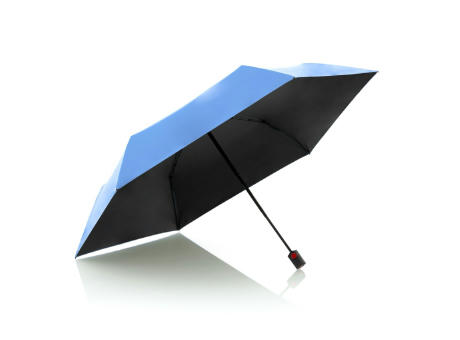 Knirps U.200 ultra light duomatic, blue with black UV coating and heat shield