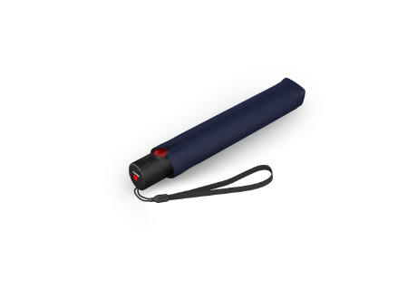 Knirps U.200 ultra light duomatic, navy with black UV coating and heat shield